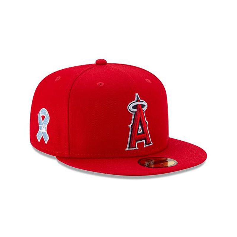 MLB Los Angeles Angels Father's Day 59Fifty Fitted (UWJ4580) - Red New Era Caps